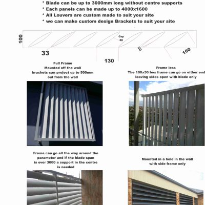 160mm fixed louver Brochure icon