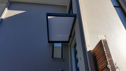 Slimline Awnings  - Black Frame  over a Door - Image 4