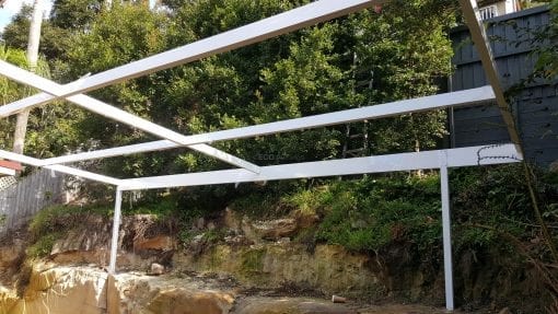 Patio covers  - White Frame Solar Ice Polycarb - Image 6