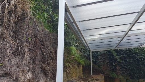 Patio covers  - White Frame Solar Ice Polycarb - Image 2
