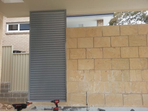 Privacy Screen Louvers  with fixed welded Louvers in a fixed frame - Image 8