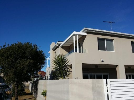 Patio Slimline Awnings  - White Frame - Image 2