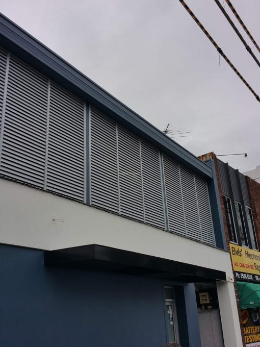 Slimline Awnings  - Black Frame  over a Door - Image 2