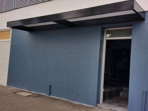 Slimline Awnings  - Black Frame  over a Door - Image 8