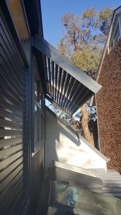 Canter Lever Louvers with a 43 degree pitch