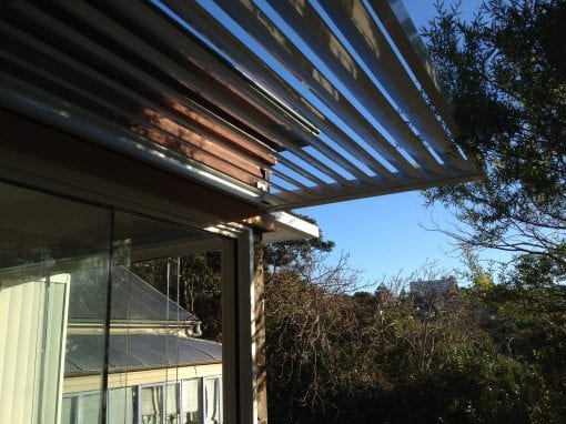 Canter Lever Louvers with side Privacy screen - Image 9