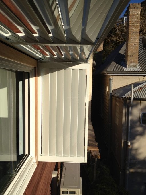 Canter Lever Louvers with side Privacy screen - Image 6