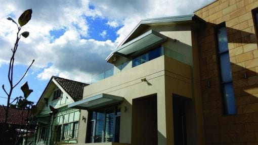 Slimline polycarb Awning