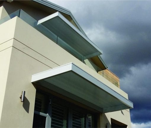 Slimline polycarb Awning