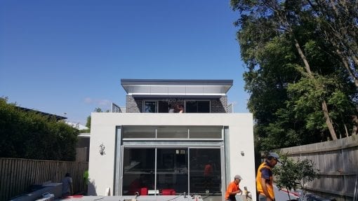 Slimline polycarb Awning with wall Brackets