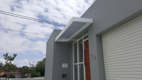 Slimline polycarb Awning