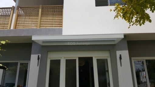 Slimline Awnings  - White Frame  over a Door - Image 3