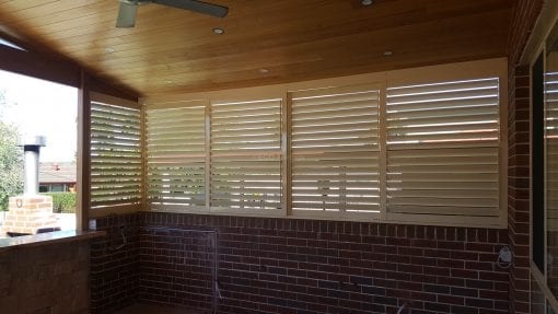Adjustable  Privacy Screen Louvers with Sliding Panel - Image 3