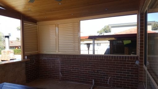 Adjustable  Privacy Screen Louvers with Sliding Panel - Image 5