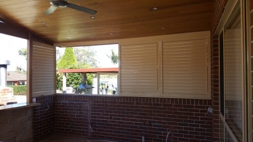 Adjustable  Privacy Screen Louvers with Sliding Panel - Image 11