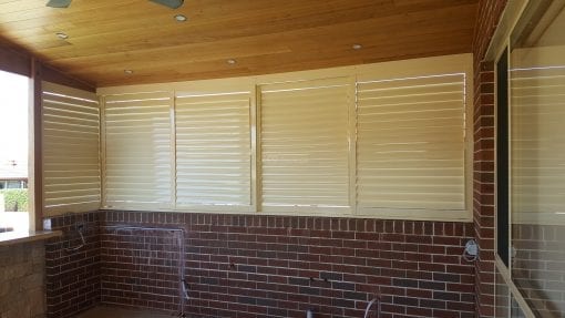 Adjustable  Privacy Screen Louvers with Sliding Panel - Image 2