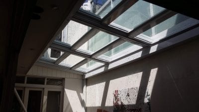 Retracta Roof The Sliding Roof System 3Bay 3Glass Panel