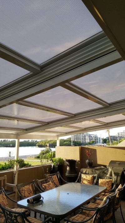 Retracta Roof remote controlled 3 bay system