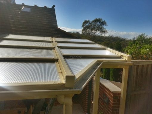 Retracta Roof The Sliding Roof System 4Bay 4Panel With angle cut out in the corners - Image 4