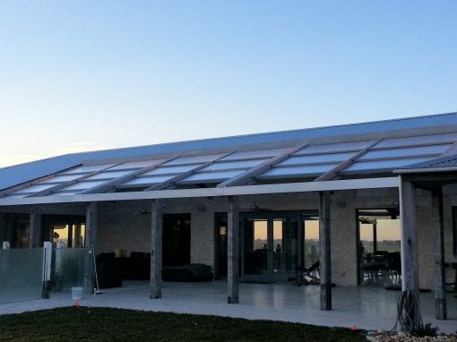 Retracta Roof The Sliding Roof System 4Bay 4Panel above a Pool - Image 9