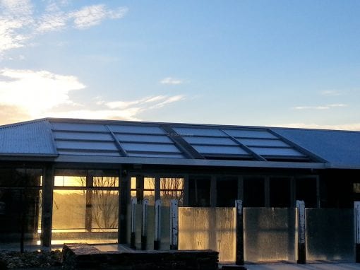 Retracta Roof The Sliding Roof System 4Bay 4Panel above a Pool - Image 4