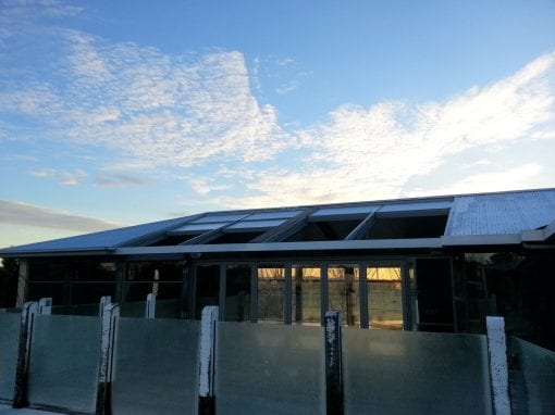 Retracta Roof The Sliding Roof System 4Bay 4Panel above a Pool - Image 11