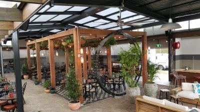 Retracta Roof The Sliding Roof System 8Bay 4Panel