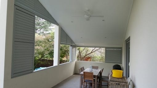 Privacy screen 160mm Vertical Louver
