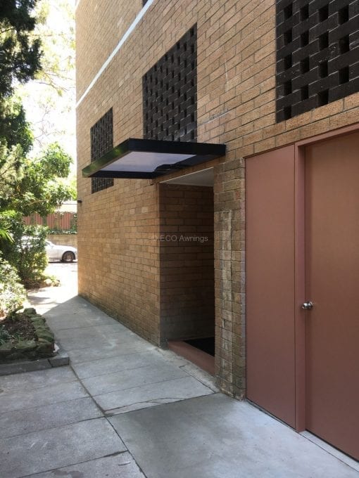 Slimline polycarb Awning
