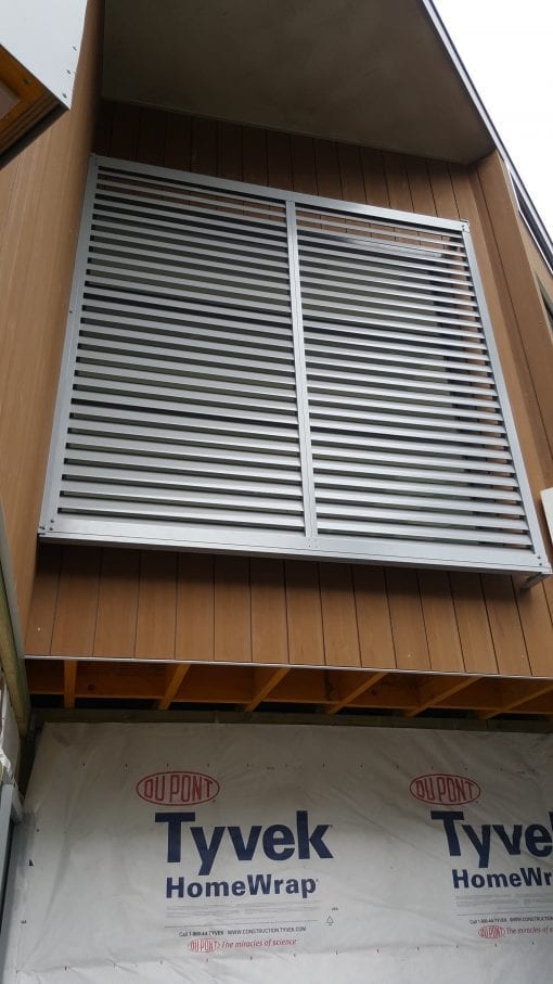 Privacy Screen Louvers  with Standoff Legs - Image 2