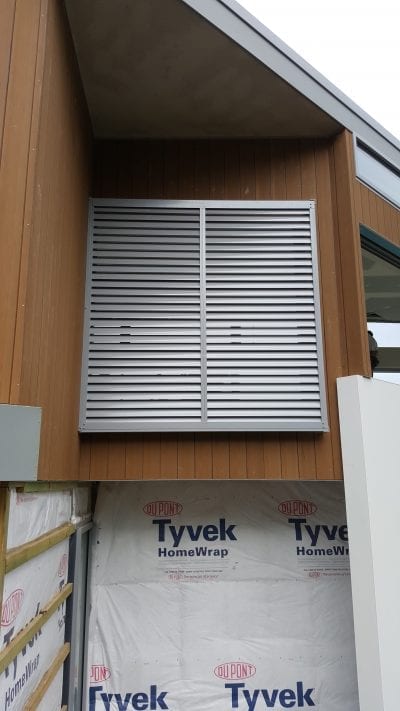 Privacy Screen Louvers  with Standoff Legs