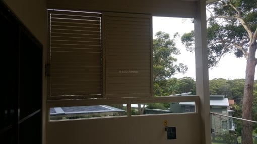 Privacy Screen Louvers with Sliding Adjustable 85mm Blades - Image 3