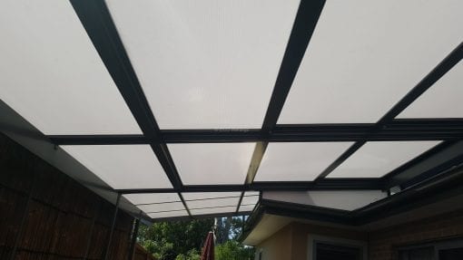 Retracta Roof Sliding Roof System 2 Bay 4 Panel with a fixed side patio attached - Image 8