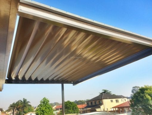Louvre Patio cover with Adjustable 160mm  Louvers Blades  in a fixed frame - Image 6