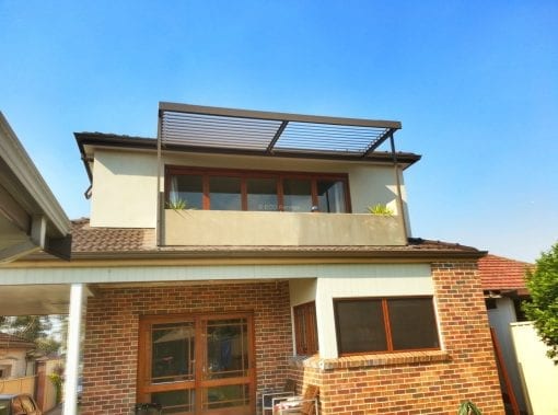 Louvre Patio cover with Adjustable 160mm  Louvers Blades  in a fixed frame - Image 2