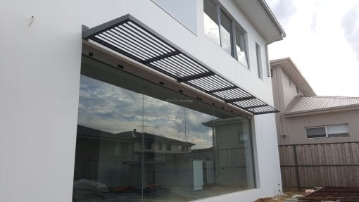Canter Lever Louvers mounted above Glass door - Image 3