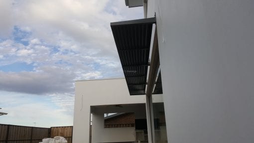 Canter Lever Louvers mounted above Glass door - Image 5