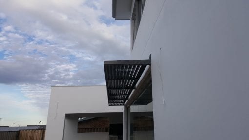 Canter Lever Louvers mounted above Glass door - Image 4