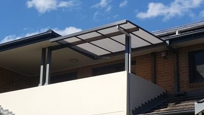 Patio covers  2nd floor units