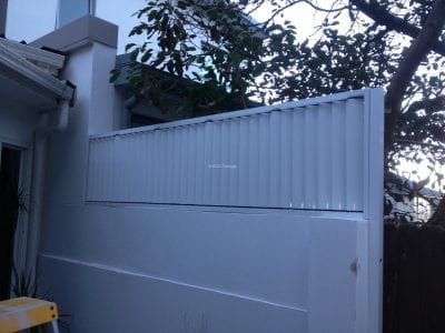 Privacy Screen louver Fence with 160 fixed vertical blades