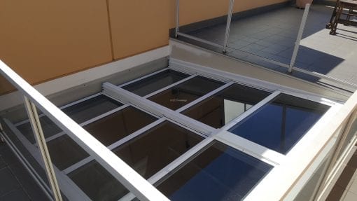 Retracta Roof The Sliding Roof System 2 Bay 4 Glass Panel - Image 16