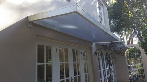 Slimline polycarb Awning