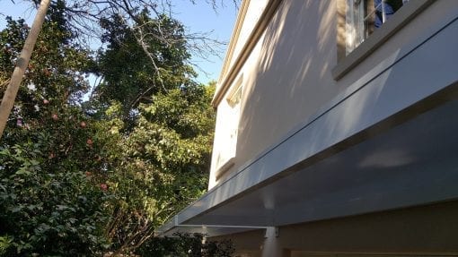 Slimline polycarb Awning