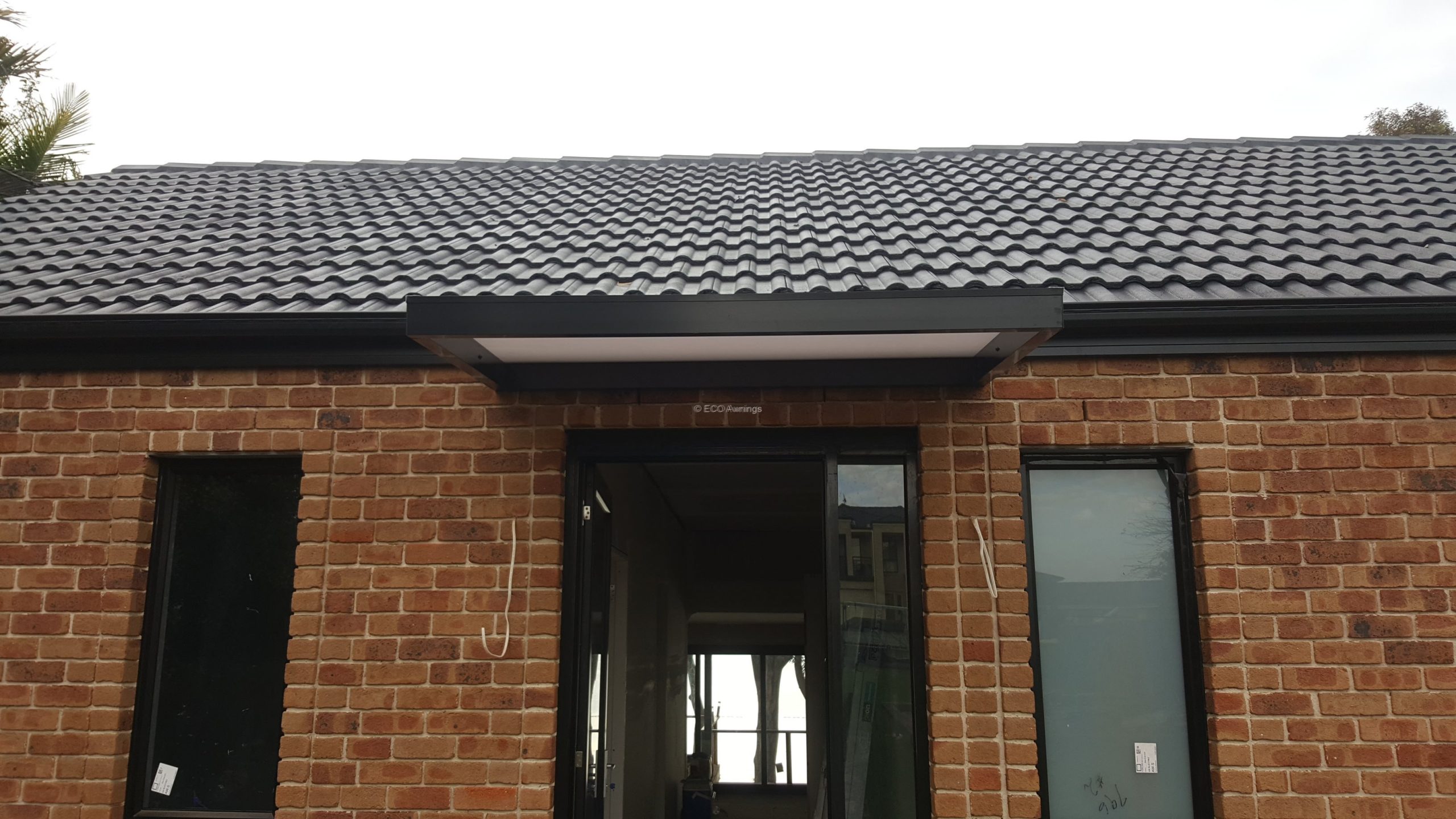 Slimline polycarb Awning