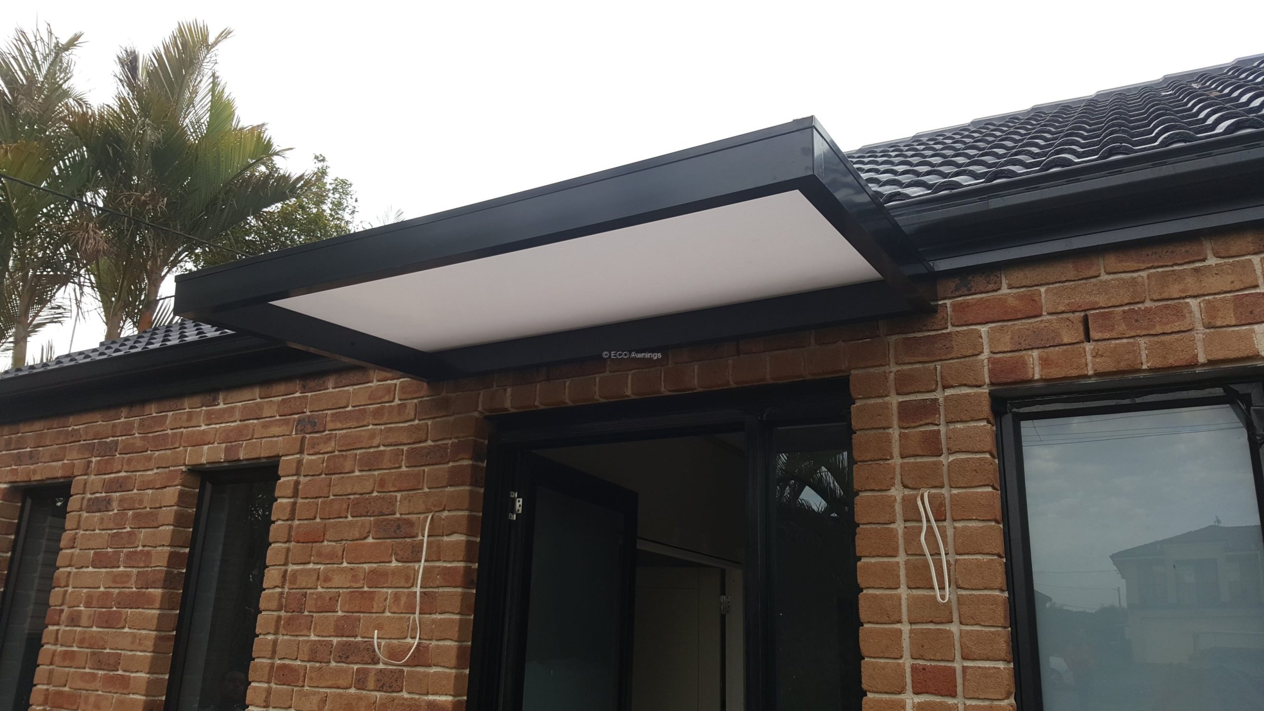 Slimline polycarb Awning