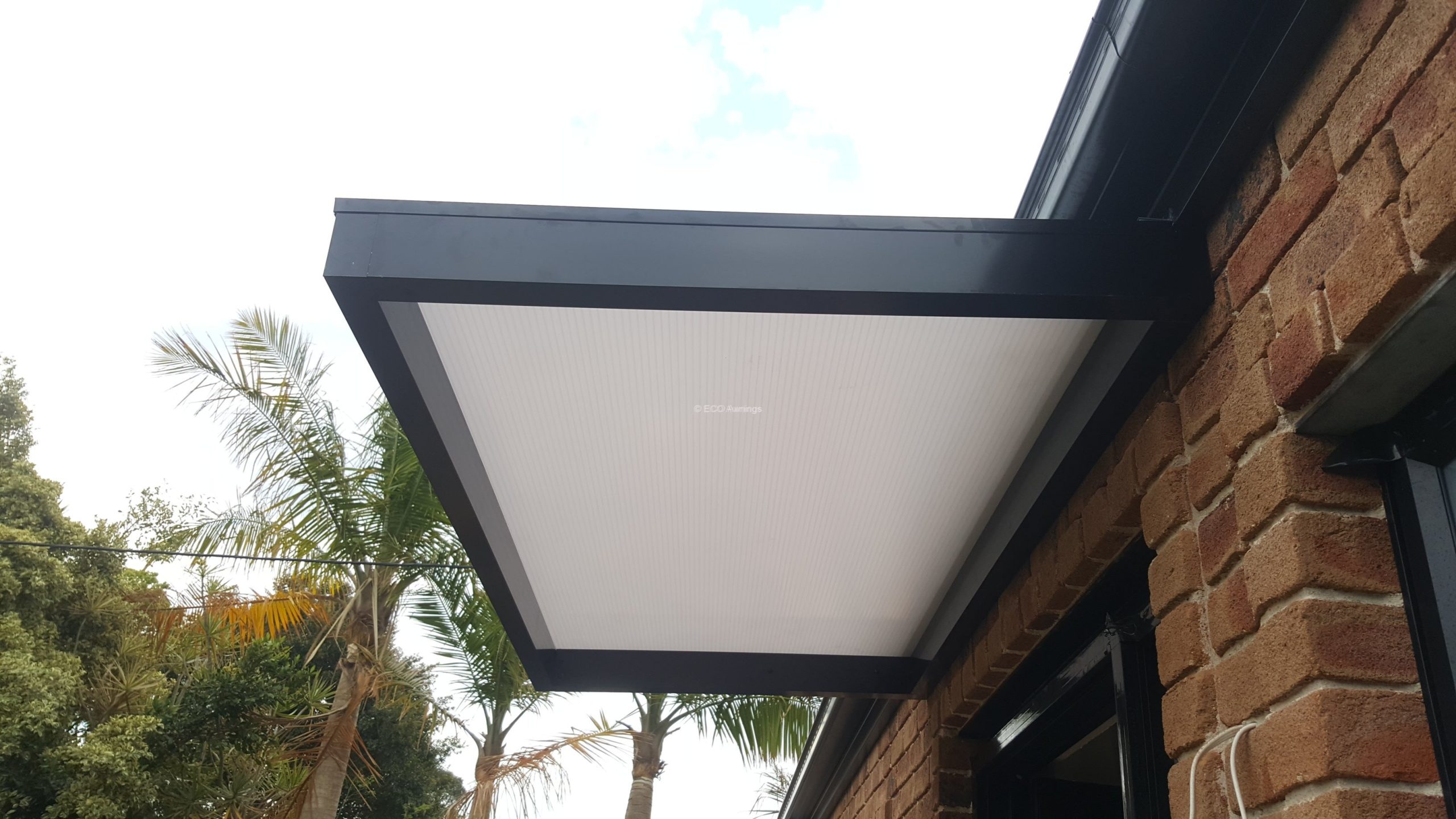 Slimline polycarb Awning