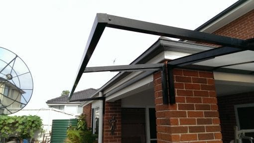 Canter Lever Twin wall Polycarb awnings - Image 11