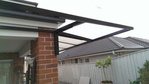 Canter Lever Twin wall Polycarb awnings - Image 10