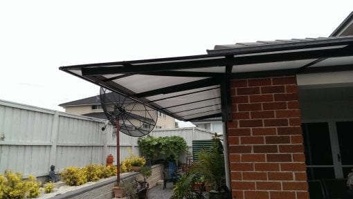 Canter Lever Twin wall Polycarb awnings - Image 6