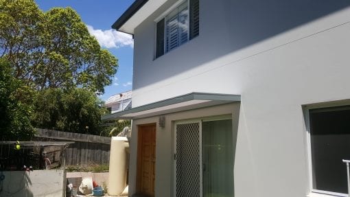 Slimline polycarb awning